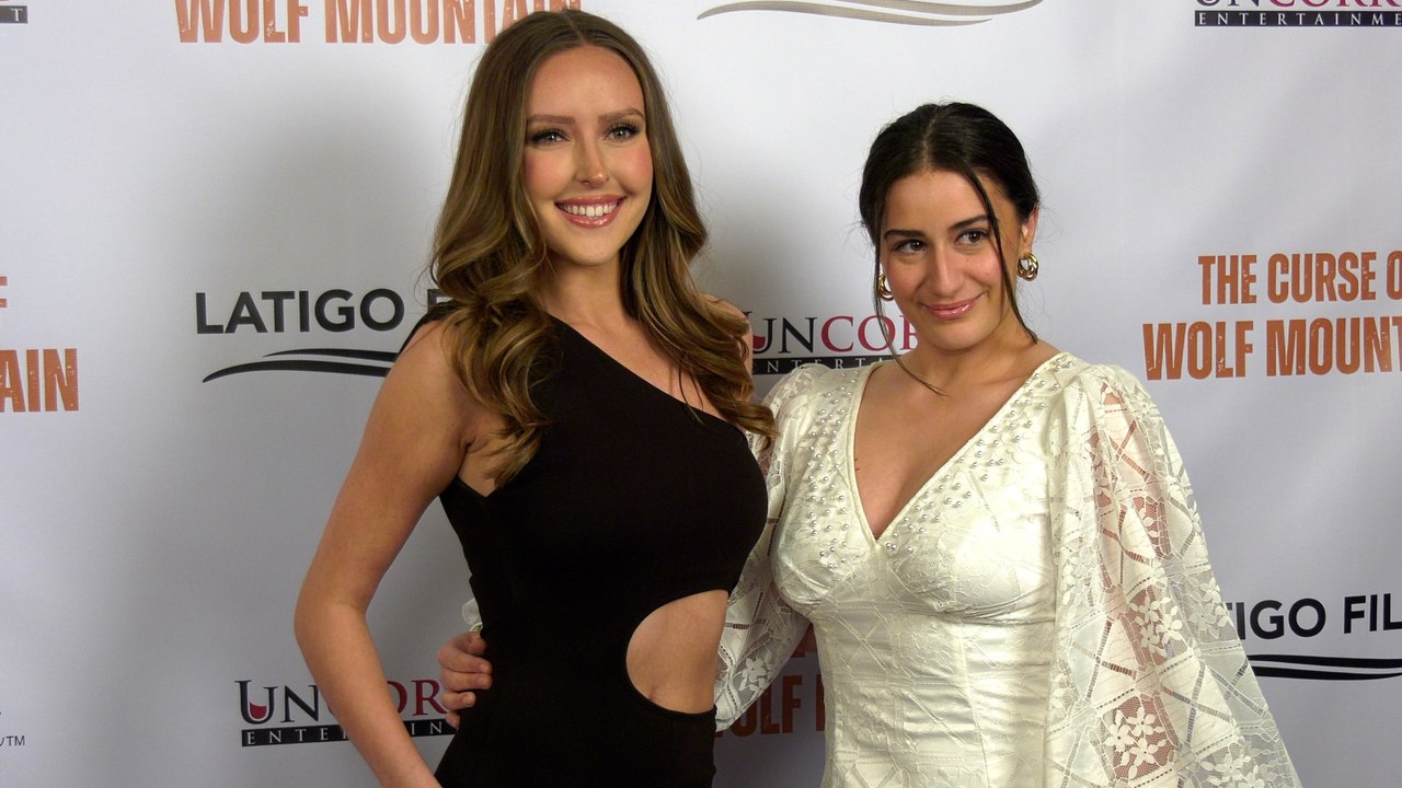 Danielle Bessler and Mikaela Phillips "The Curse of Wolf Mountain" World Premiere Red Carpet