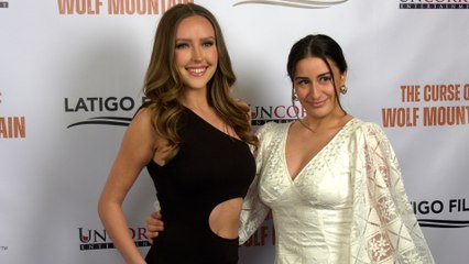 Danielle Bessler and Mikaela Phillips "The Curse of Wolf Mountain" World Premiere Red Carpet