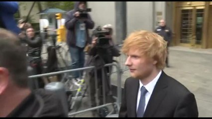 Ed Sheeran accusato di plagio lascia il tribunale di Manhattan