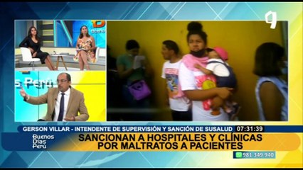 Gerson Villar sobre maltrato a pacientes en hospitales y clínicas: “Susalud recibió 170 mil denuncias el año pasado”