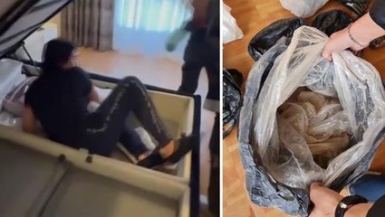 Uyuşturucu baronu bazadan çıktı! Eşinin bir hareketi saklandığı yeri ele verdi