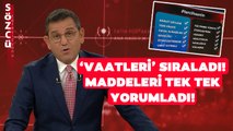 Fatih Portakal Kemal Kılıçdaroğlu ve Erdoğan'ın 'Vaatlerini' Kıyasladı! Tek Tek Yorumladı