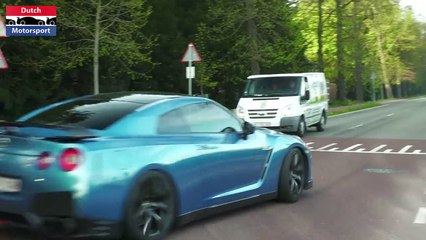 100+ Nissan GT-R leaving Europe's Biggest GT-R Meet!