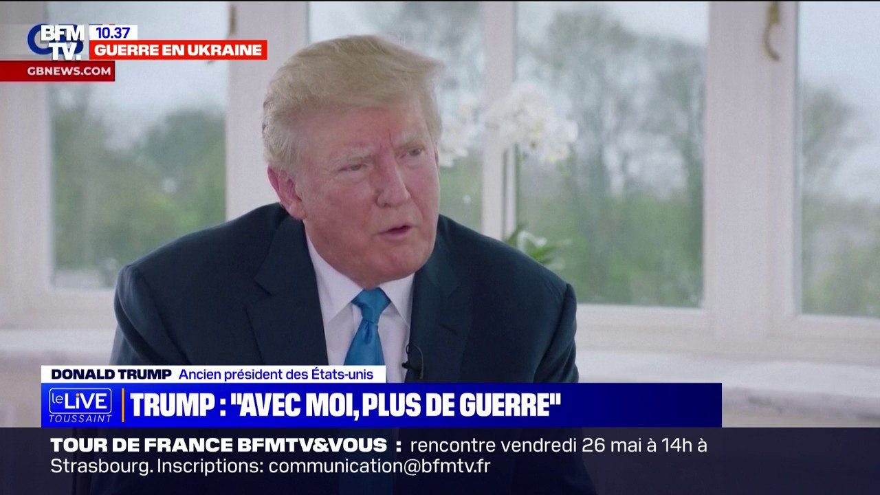Donald Trump: "Si j'étais président, je mettrais fin à cette guerre en une journée"