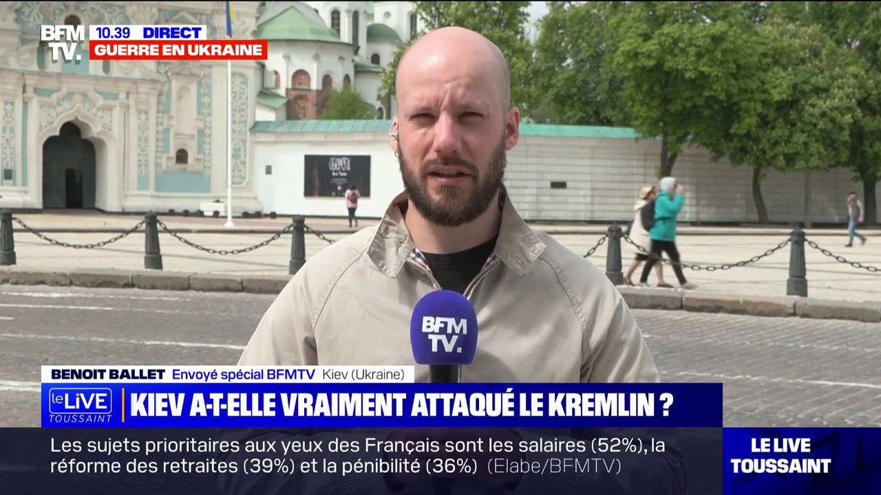 "Pour moi c'est très probablement une provocation": les Ukrainiens réagissent à l'attaque de drones sur le Kremlin