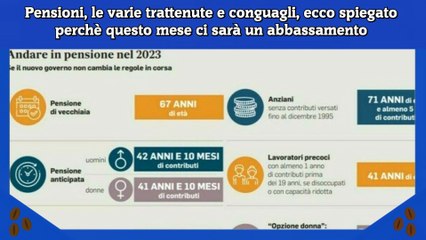 Pensioni, le varie trattenute e conguagli, ecco spiegato perchè questo mese ci sarà un abbassamento