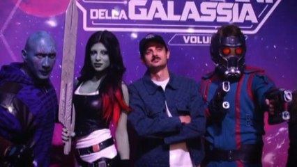 Festa con vip all'anteprima de Guardiani della Galassia: Volume 3