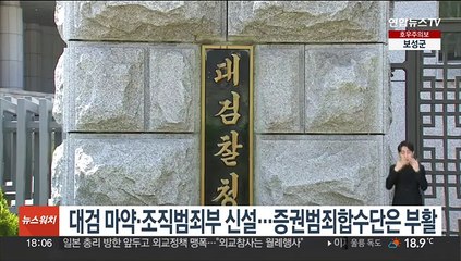 대검 마약·조직범죄부 신설…증권범죄합수단은 부활