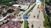 Las inundaciones en Emilia Romaña dejan dos muertos y cientos de evacuados