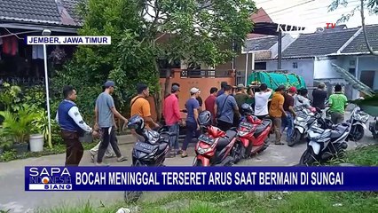 Detik-Detik Penemuan Jenazah Bocah Terseret Arus saat Bermain di sungai Bedadung