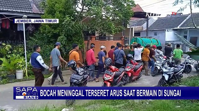 Detik-Detik Penemuan Jenazah Bocah Terseret Arus saat Bermain di sungai Bedadung