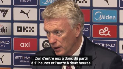 28e j. (en retard) - Moyes : “Certains joueurs avaient de la température”