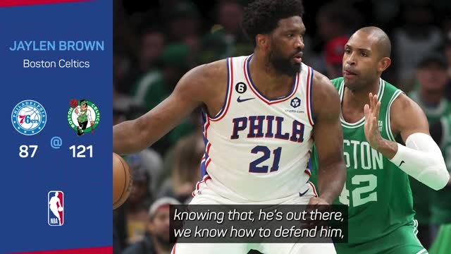 Celtics 'embraced the challenge' of facing MVP Embiid - Brown