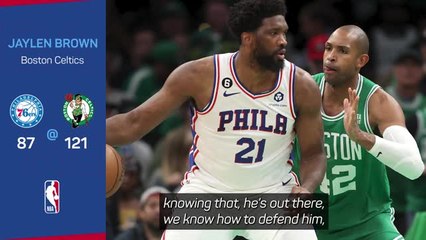 Celtics 'embraced the challenge' of facing MVP Embiid - Brown