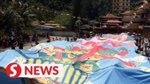 Wesak Day: Buddha sunning ceremony takes place in Tambun, first since Covid-19 pandemic