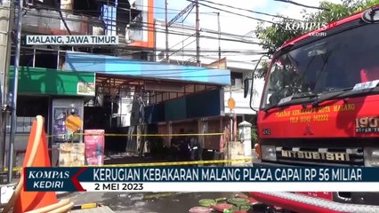 Kerugian Kebakaran Malang Plaza Mencapai 56 Miliar Rupiah
