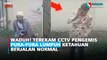 Waduh! Terekam CCTV Pengemis Pura-pura Lumpuh Ketahuan Berjalan Normal