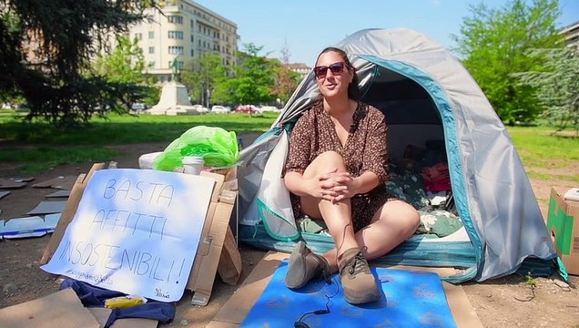 Ilaria Lamera in tenda davanti al Politecnico di Milano: Unitevi alla mia protesta