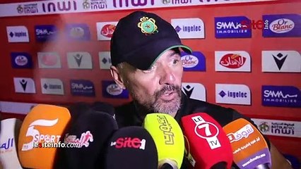 مدرب الجيش الملكي يبدي استياءه من التعادل مع الوداد وينتقد التحكيم