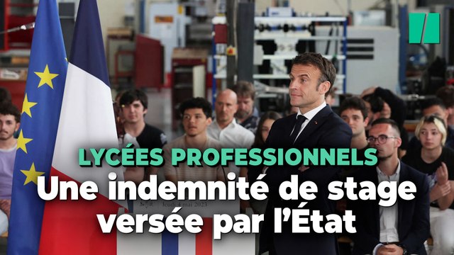 Lycées professionnels : Emmanuel Macron dévoile combien l’État donnera aux élèves en stage
