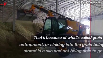 This High-Tech, Grain-Surfing Robot Could Save Lives and Food