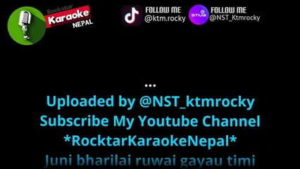 Dhokebaaj Hau Timi Karaoke Track With Lyrics _ Eleena Chauhan