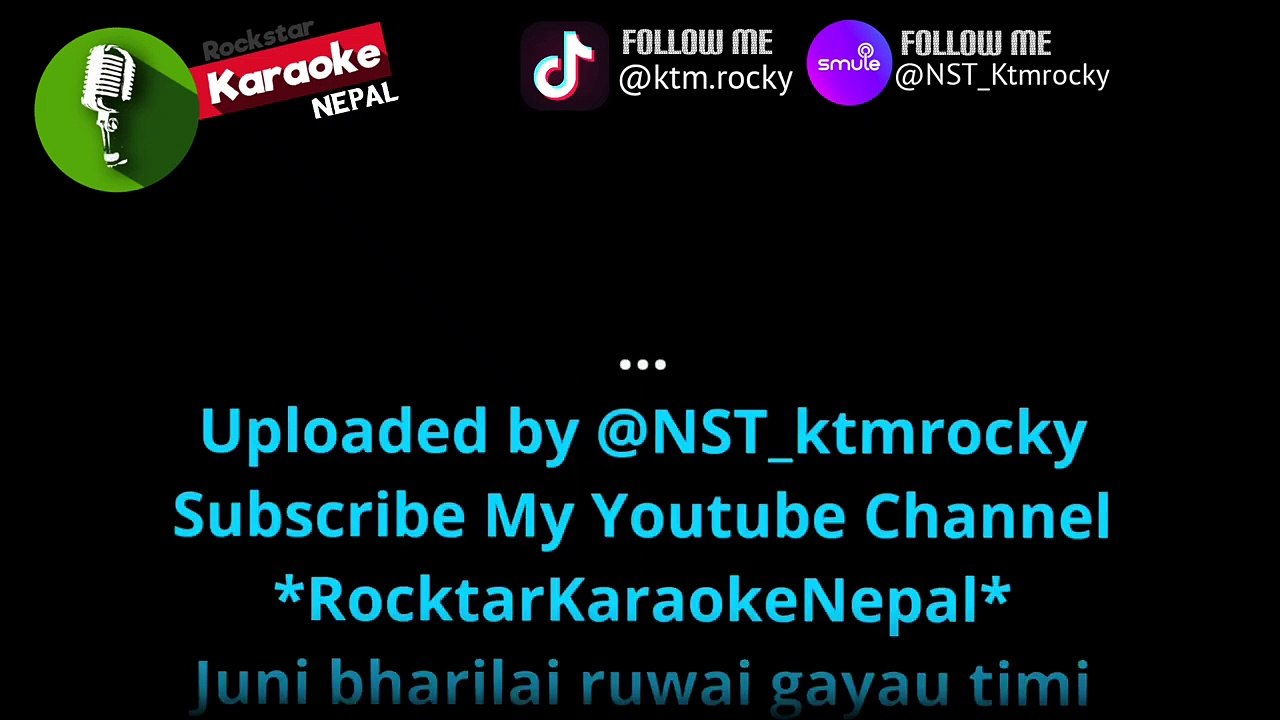 Dhokebaaj Hau Timi Karaoke Track With Lyrics _ Eleena Chauhan