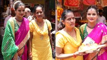 Archana Gautam KKK13 से पहले Marathi Mulgi बनकर Family साथ पहुंची Mumba Devi Temple | Viral Video