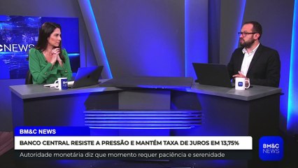 BANCO CENTRAL RESISTE A PRESSÃO E MANTÉM TAXA DE JUROS EM 13,75%