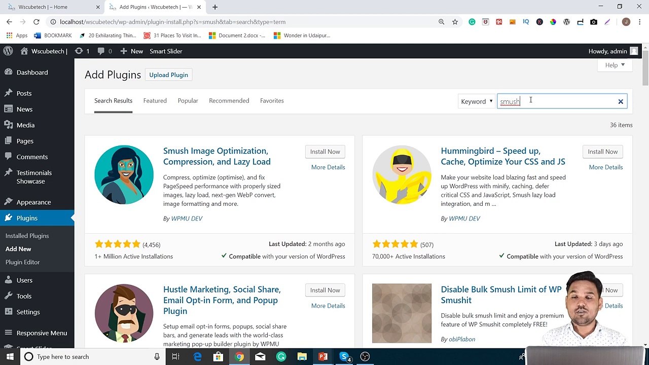 How to Optimize and Compress WordPress Images using Smush Plugin _ WordPress Tutorial(720p)