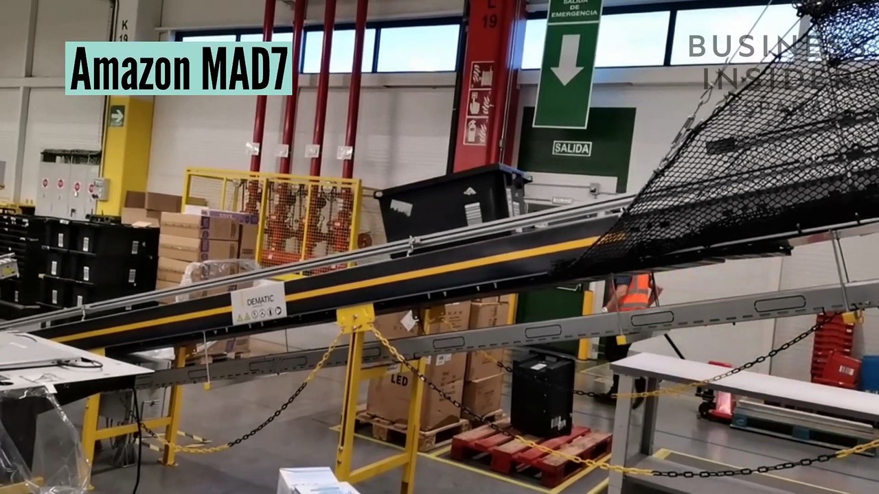 Así es un almacén de Amazon por dentro | Amazon MAD7