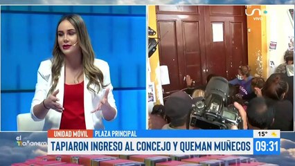 Movilización exige la renuncia de dos concejalas