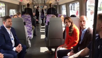 William and Kate ride Tube to grab pint in Soho pub