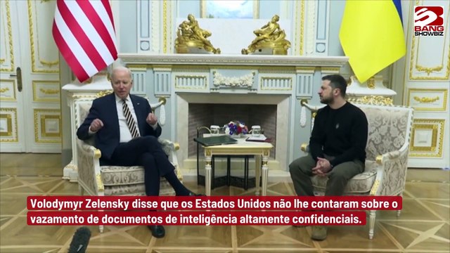 Documentos dos EUA sobre guerra vazam, irritando Zelensky: ‘Não recebi informações’