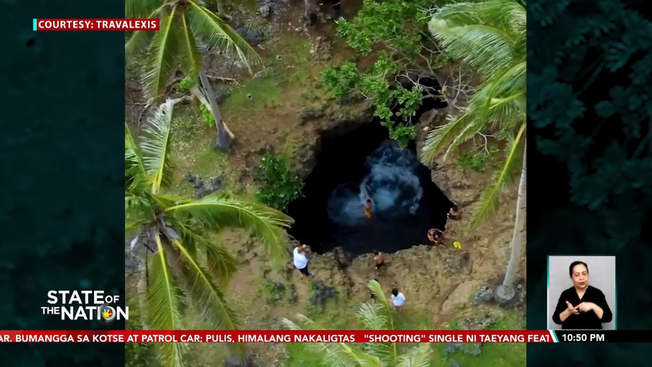 Cabagnow Cave pool sa Anda, Bohol | SONA