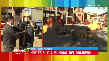 Esto fue lo vivió Ronald Arnez al experimentar ser bombero