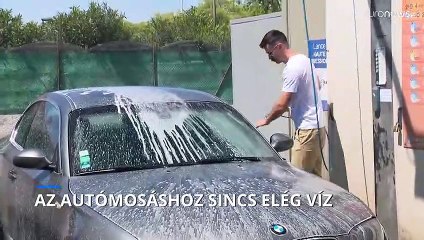 Az autómosáshoz sincs elég víz több francia megyében