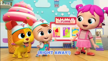 My Ice Cream Machine | Little Angel Kids Songs & Nursery Rhymes