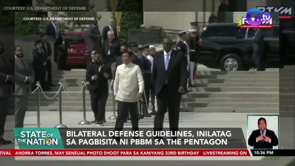 "We will always have your back in the South China Sea." --U.S. Defense Sec. Austin | SONA