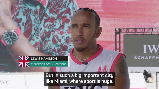 Hamilton says it's a 'dream' to be in Miami