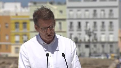 Feijóo considera "un insulto a la mayoría de las familias" que el Gobierno presuma de gestión económica