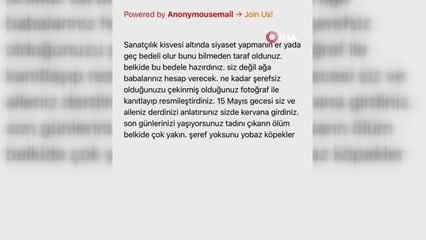 Cumhurbaşkanı Erdoğan'ın mitinginde konser veren sanatçılara tehdit yağdı