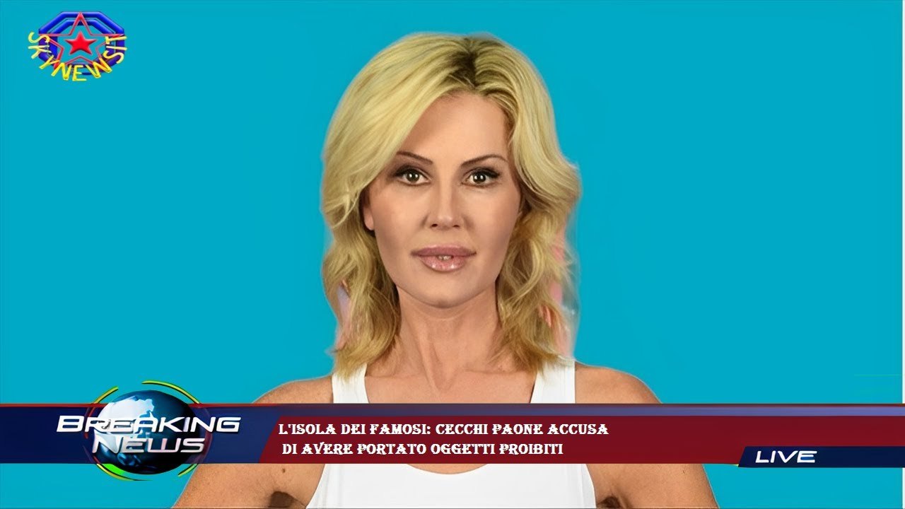 L'isola dei Famosi: Cecchi Paone accusa  di avere portato oggetti proibiti