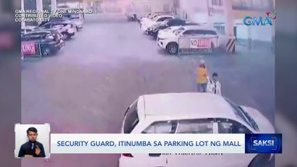 Security guard, itinumba sa parking lot ng mall | Saksi