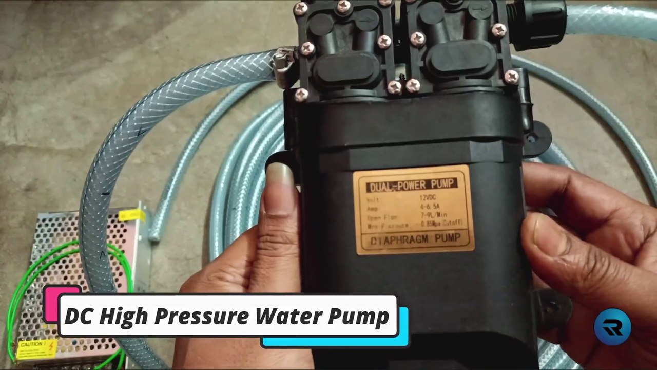 Dual Motor High Pressure Water Pump for Bike/Car Wash! Hindi!