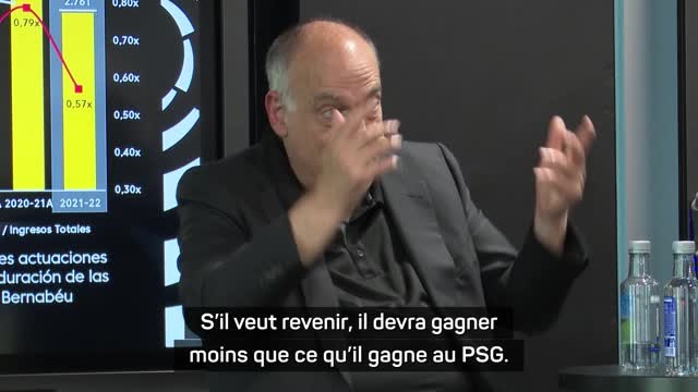 Barcelone - Tebas sur Messi : S'il veut revenir, il devra gagner moins que ce qu'il gagne au PSG