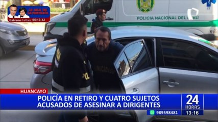 Huancayo: detienen a Policía en retiro vinculado a una presunta organización criminal