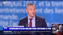 Propos de Gérald Darmanin sur Giorgia Meloni: 