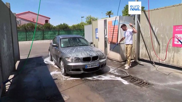Засуха угрожает французским автомойкам