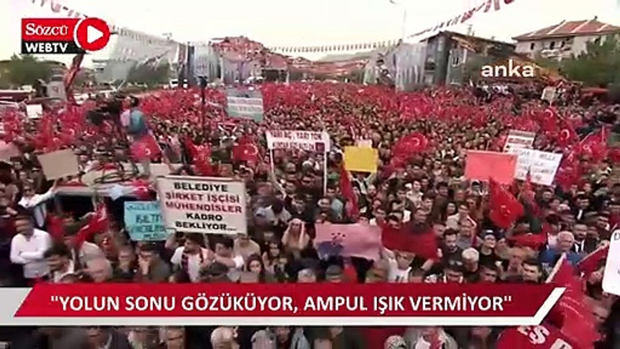 Ekrem İmamoğlu:  ‘Ampul ışık vermiyor’